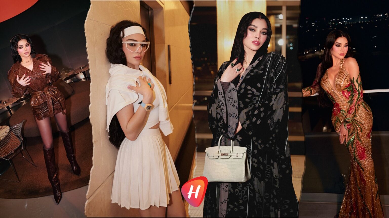 إطلالات هيفاء وهبي في يوم مولدها : سيمفونية الأناقة بين الجرأة والإبهار والعصرية