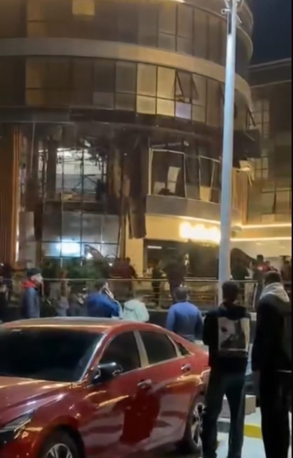 حريق  موريا مول دمياط الجديدة