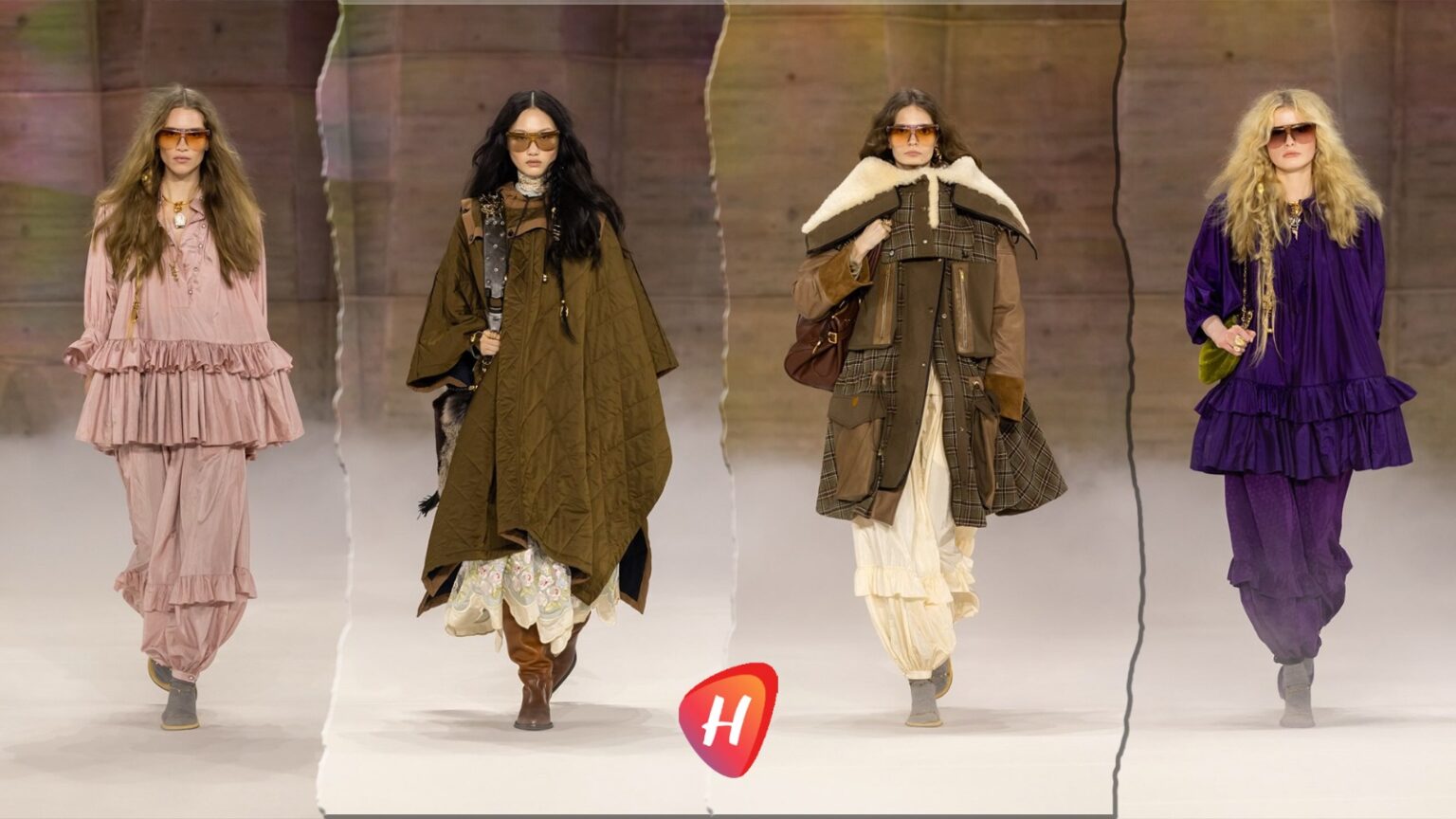 مجموعةChloé لخريف وشتاء 2026.. طيات قماش وكروشية وأثواب أشبه بالعباءات