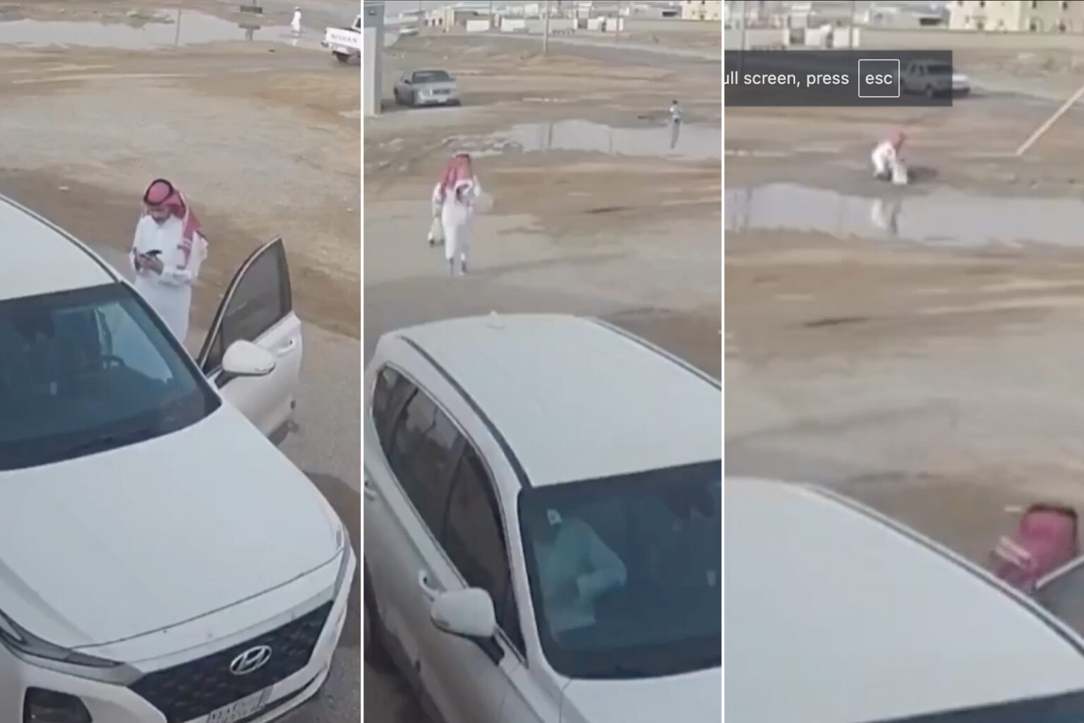 "في ثوانٍ حاسمة".. شاب سعودي ينقذ طفلا من حفرة مياه يتصدر المنصات | أخبار