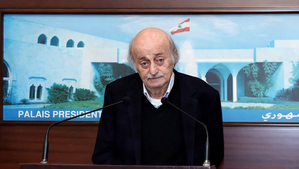 الرئيس السابق للحزب التقدمي الاشتراكي وليد جنبلاط (الرئاسة اللبنانية).