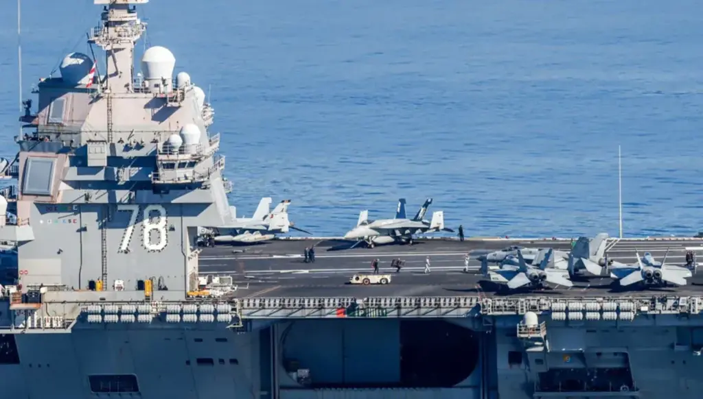 بعد مشاركتها في الحرب على إيران… ‘جيرالد فورد’ تعود إلى قاعدة في كريت بعد مشاركتها في الحرب على إيران... 'جيرالد فورد' تعود إلى قاعدة في كريت