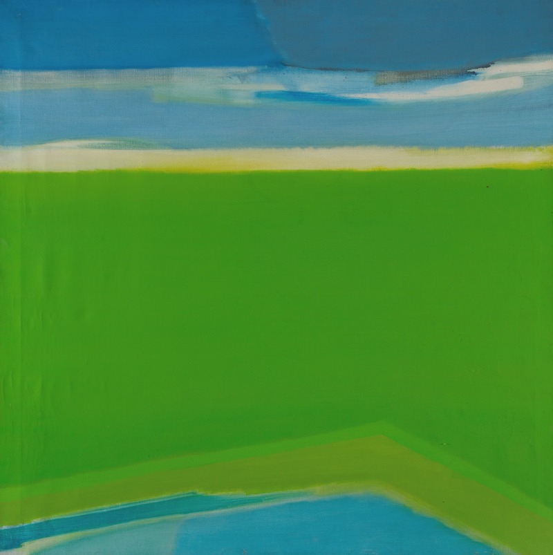 هيلين الخال، “البحر الأخضر“ (1970). (مجموعة فيلان)
