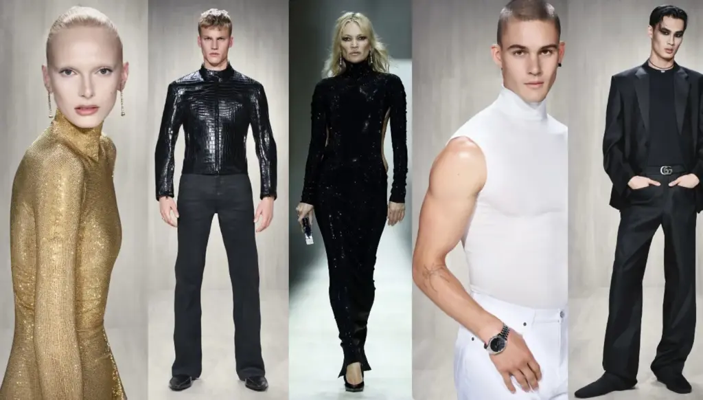 غوتشي تعلن عن ولادة جديدة بقيادة ديمنا جسّدتها جرأة كيت موس في الختام