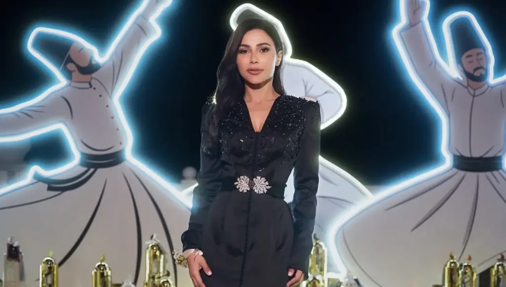 مهيرة عبد العزيز تودّع رمضان بقفطان مغربي فاخر بتوقيع سلمى بنعمر