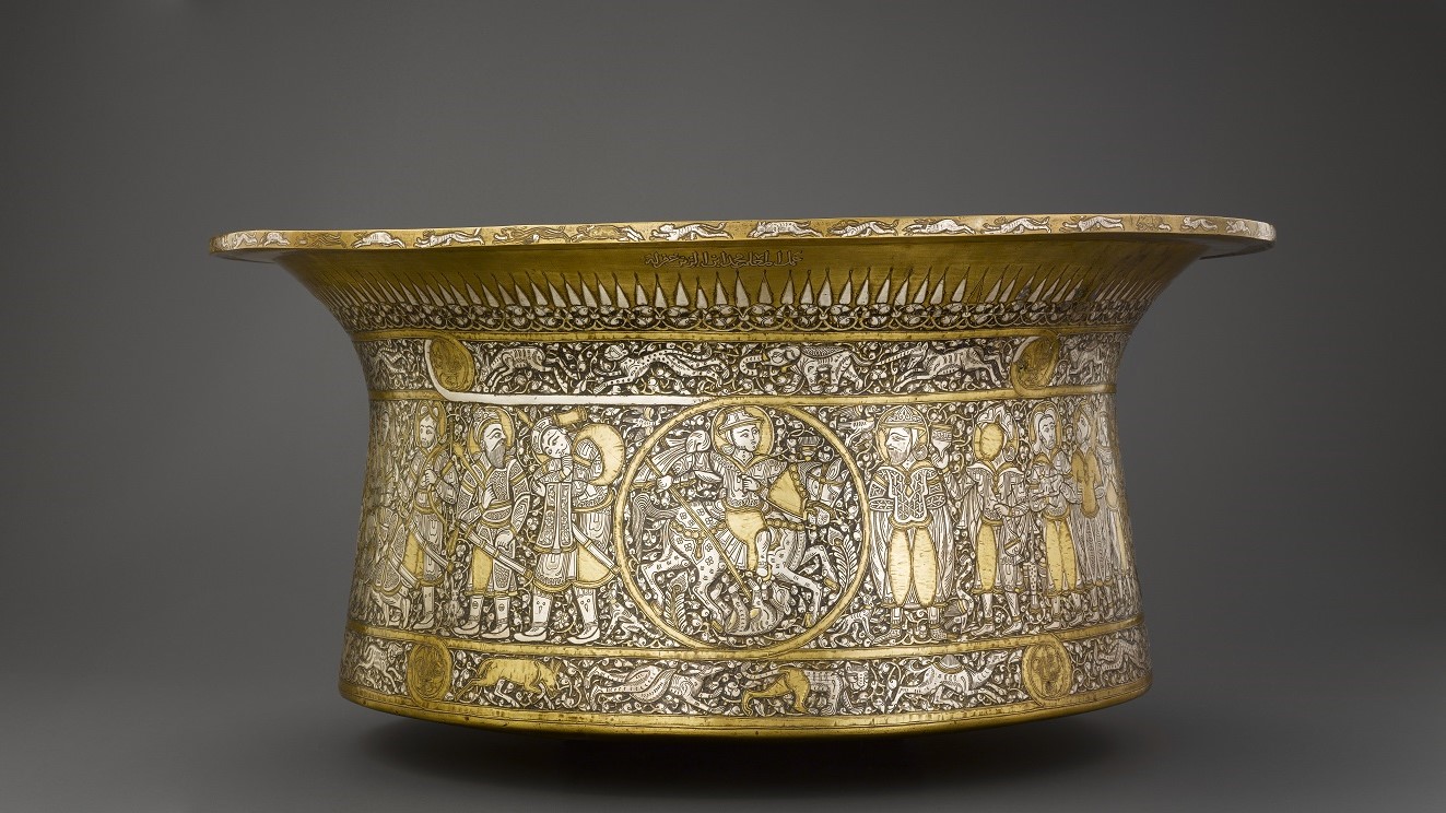 جرن معمودية القديس لويس، تحفة مملوكية من سوريا.