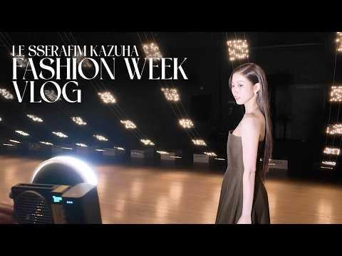 260331 Kazuha - KAZUHA 26F/W مدونة فيديو لأسبوع الموضة في نيويورك | مع خايت