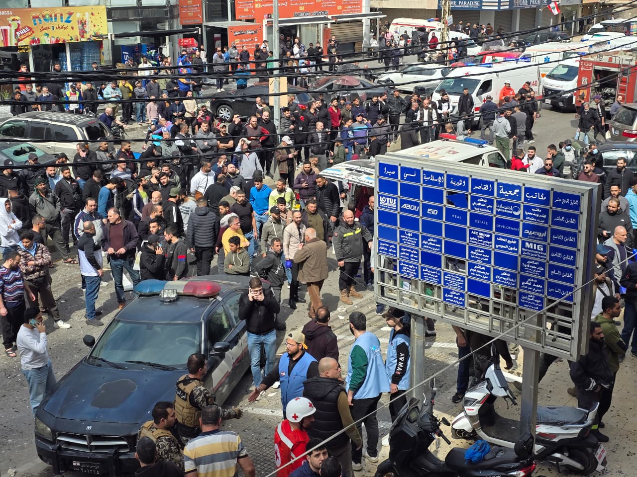 غارة إسرائيلية استهدفت منطقة صيدا. (أحمد منتش)