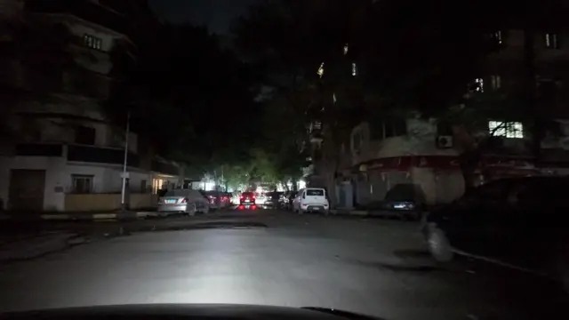 صورة لشارع مظلم في القاهرة