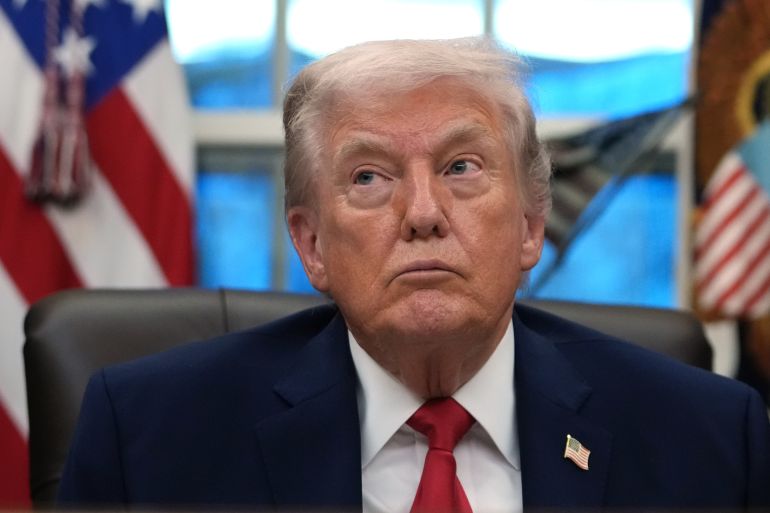 El presidente Donald Trump durante un evento en el Despacho Oval de la Casa Blanca, el jueves 29 de enero de 2026, en Washington. (AP Foto/Allison Robbert)