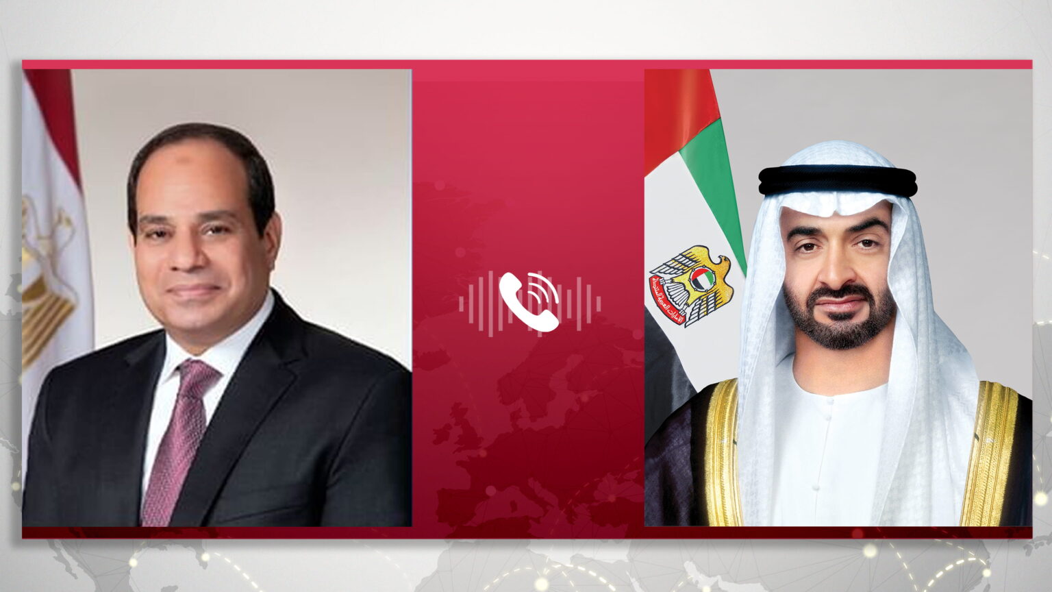 رئيس الدولة والرئيس المصري يبحثان تطورات الأوضاع في المنطقة رئيس الدولة والرئيس المصري يبحثان تطورات الأوضاع في المنطقة