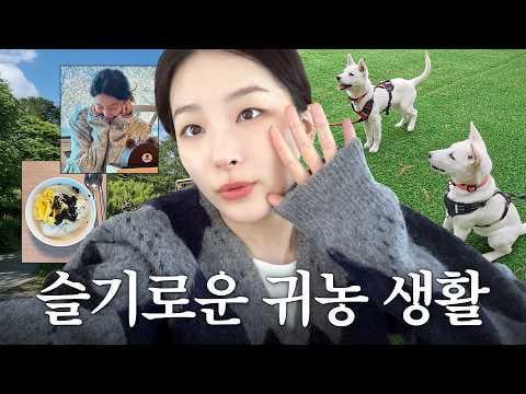 ريد فيلفيت سولجي - بداية حياة الريف؟! جولة منزل SEULGI الريفي، Munggae & Gureum، مدونة فيديو لمنزل العائلة @ Hi Seulgi (260313) [ENG SUB]