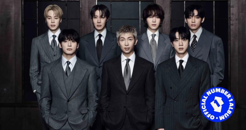 أغنية ARIRANG لفرقة BTS تظهر لأول مرة في المركز الأول في مخطط الألبومات الرسمية في المملكة المتحدة