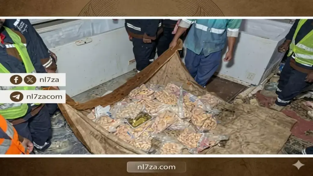 صادم في رمضان: إتلاف 5 أطنان حلويات فاسدة في جدة… شاهد كيف كانت تُحضر في بدروم مظلم!