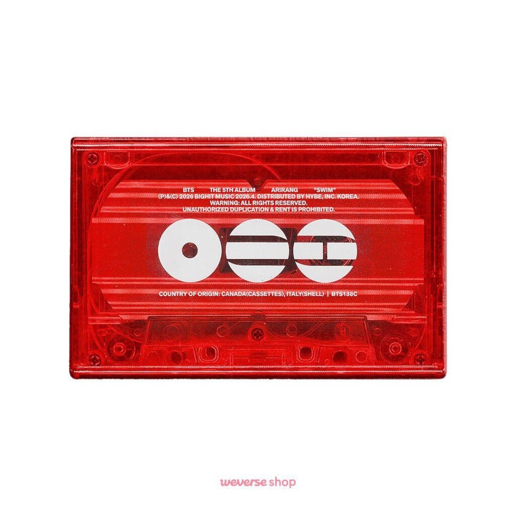 BTS - Single: SWIM (معاينة التغليف الفردي لشريط الكاسيت)