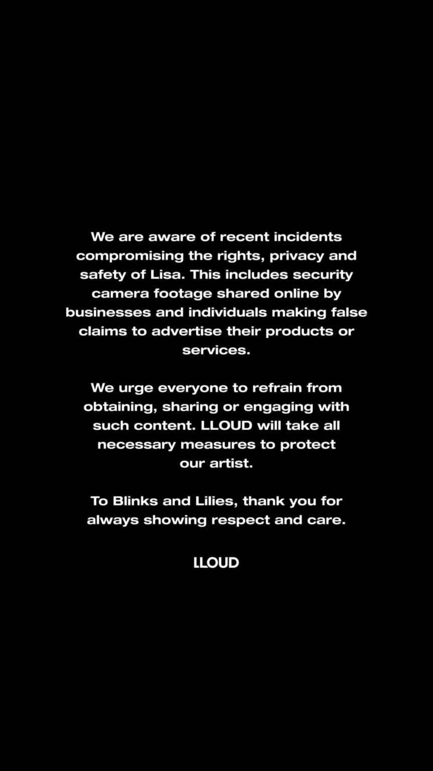 260308 تحديث قصة ليزا (LLOUD) على الانستغرام