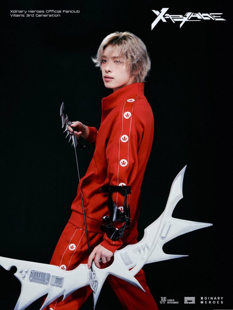 Xdinary Heroes – التوظيف الرسمي للجيل الثالث لـ “Villains” من نادي المعجبين “X-BLADE” (الصورة المفاهيمية – Gaon، O-de، Junhan، Jooyeon) Xdinary Heroes - التوظيف الرسمي للجيل الثالث لـ "Villains" من نادي المعجبين "X-BLADE" (الصورة المفاهيمية - Gaon، O-de، Junhan، Jooyeon)