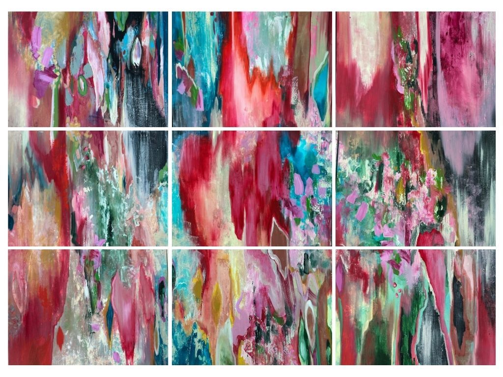 من أعمال إميلي دوبوا في معرض “الوطن لا يحده مكان“. (BFAF)