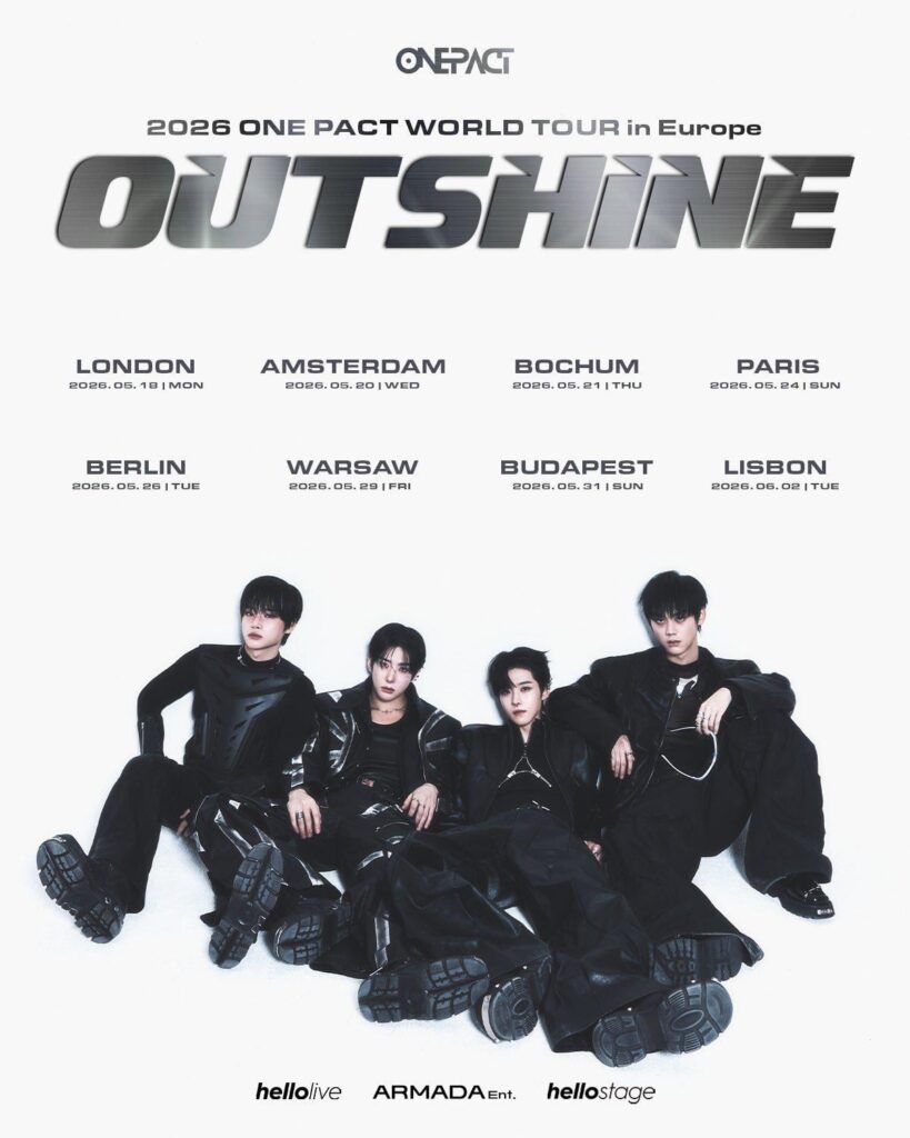 ميثاق واحد - جولة حول العالم لعام 2026 في أوروبا (المدن + التواريخ)