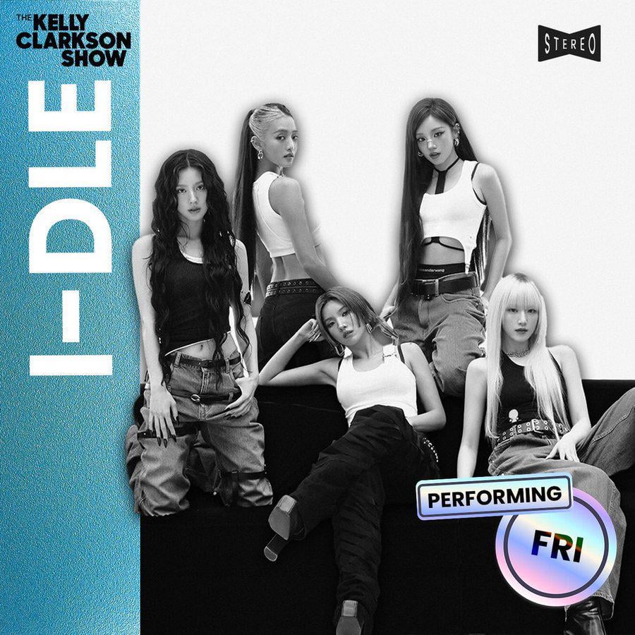 260308 I-DLE سيتم عرضه في عرض كيلي كلاركسون يوم الجمعة 13 مارس 2026