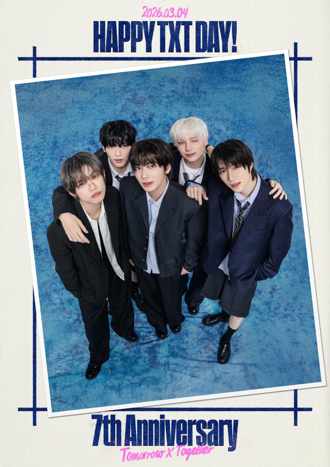 الذكرى السابعة السعيدة لفرقة TXT (TOMORROW X TOGETHER)! الذكرى السابعة السعيدة لفرقة TXT (TOMORROW X TOGETHER)!
