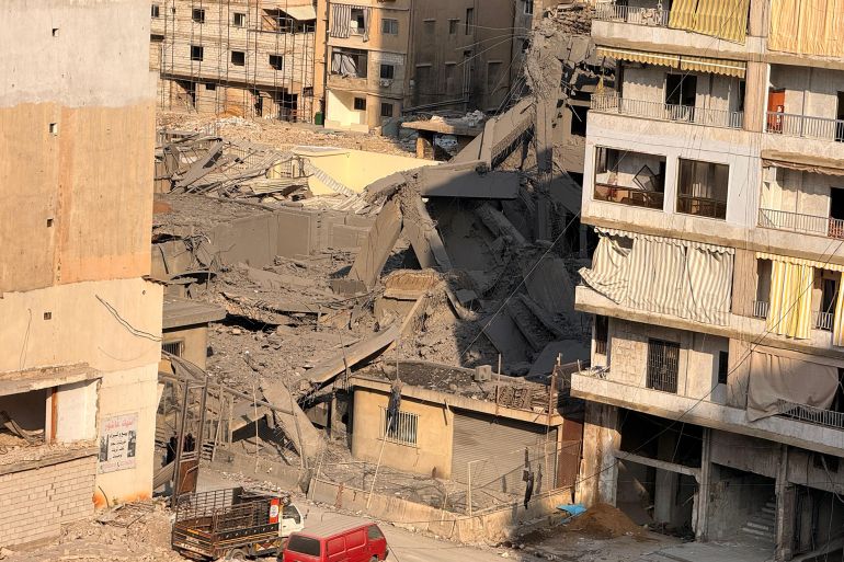 . أضرار في الوحدات السكنية جراء الغارات الإسرائيلية على حارة حريك في الضاحية الجنوبية