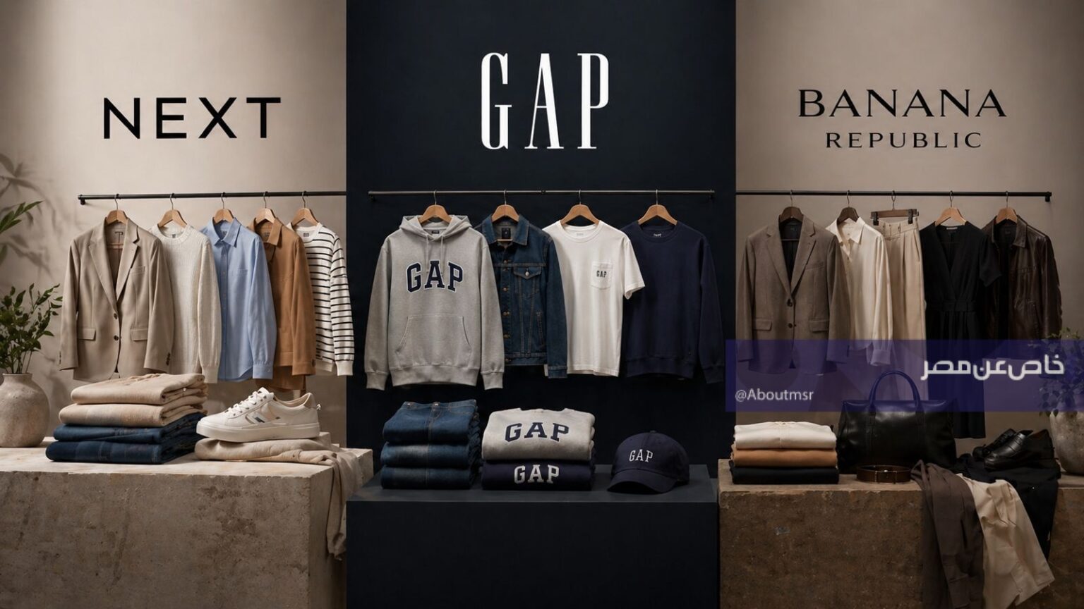 علامات الملابس العالمية نيكست وبانانا وGAP - بواسطة خاص عن مصر