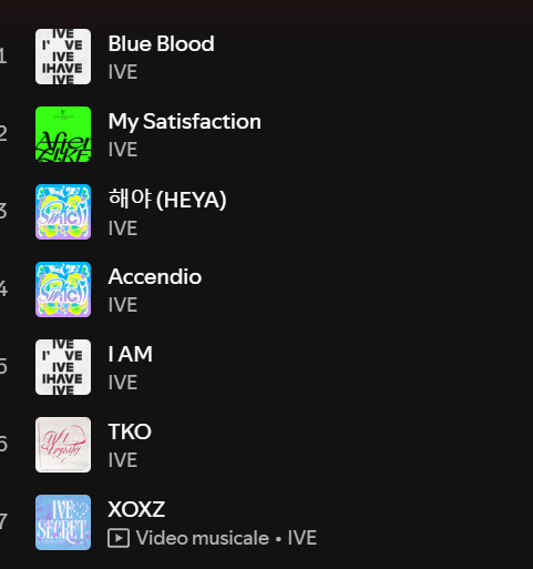 ما الأغاني الأخرى التي قد أحبها؟