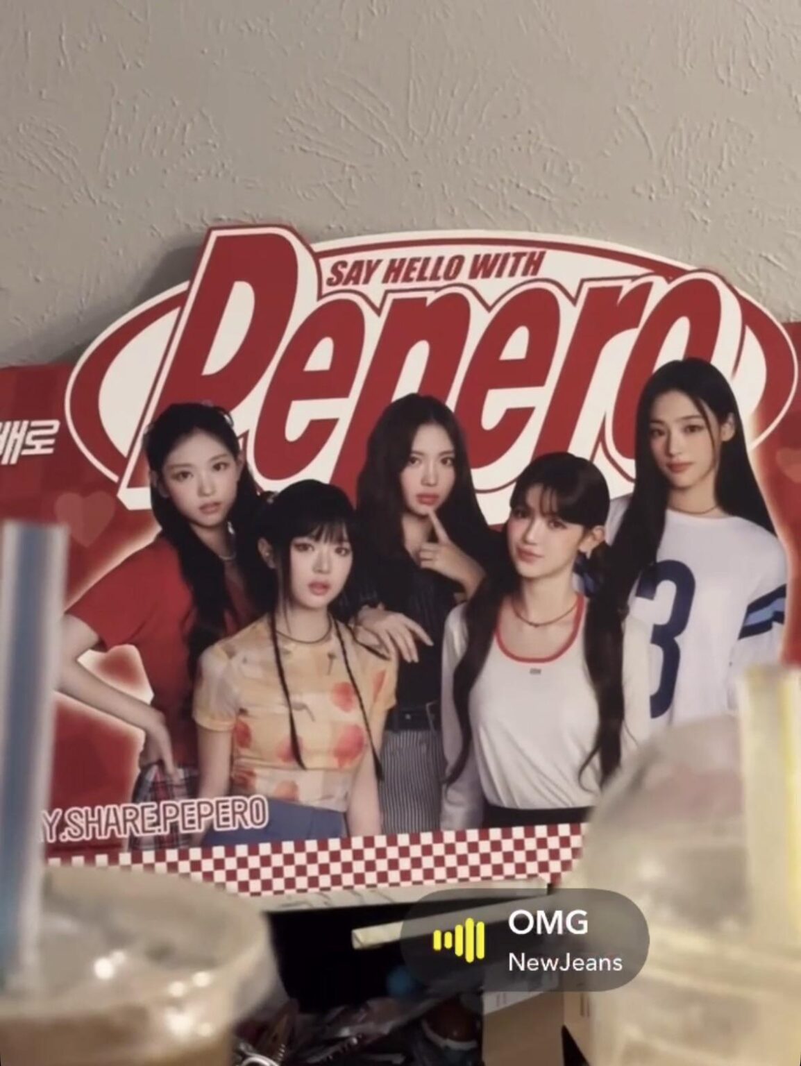 علامة NJ X Pepero الخاصة بي!💪🏼