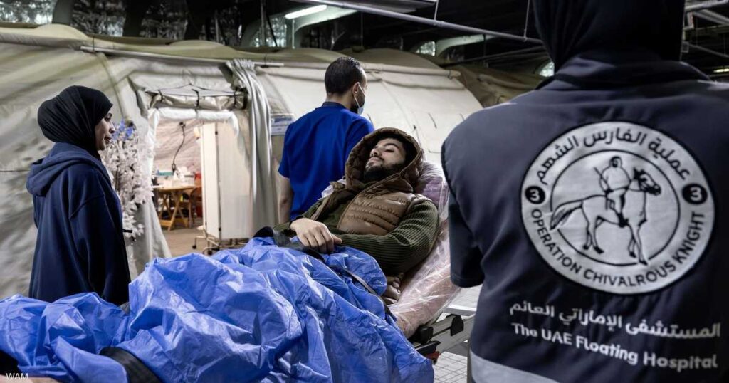 المستشفى الإماراتي العائم بالعريش يواصل دعم مرضى غزة