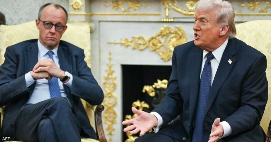 ترامب يشن هجوما حادا على ميرتس بعد تصريحاته عن إيران