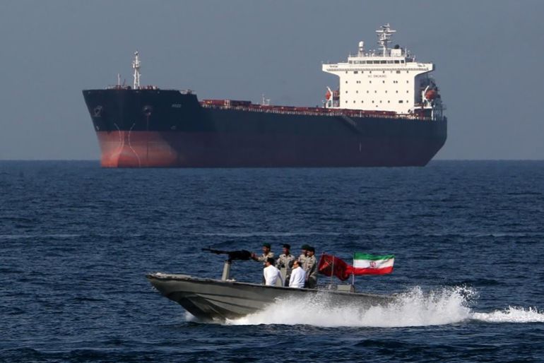 مضيق هرمز الشريان الحيوي لحركة التجارة (صورة من AFP)