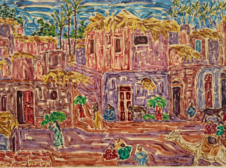 لوحة القرية