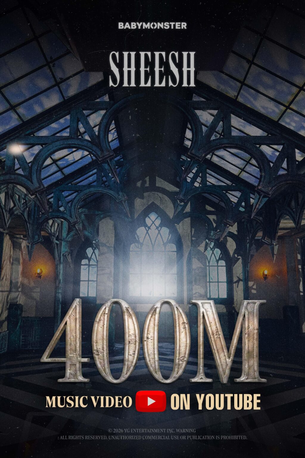 أغنية "SHEESH" لفرقة BABYMONSTER تصبح أول فيديو موسيقي للفرقة يصل إلى 400 مليون مشاهدة على اليوتيوب