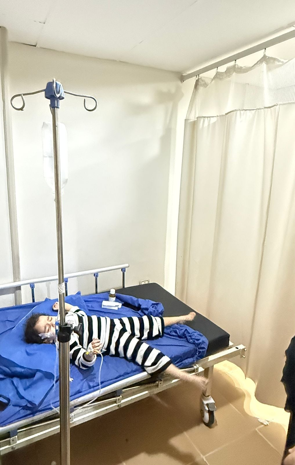 الطفلة المصابة