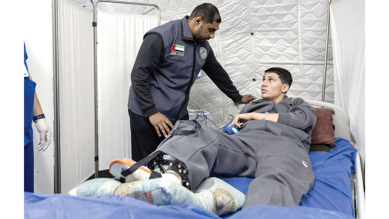 المستشفى الإماراتي العائم يستقبل 5 مرضى جدد من غزة