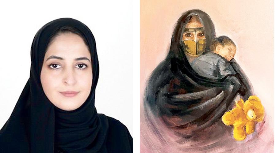 آمنة الكتبي... حضن الجدة ذاكرة تنبض بالألوان