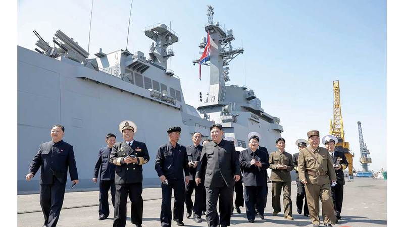 كوريا الشمالية تنقل تهديد سلاحها النووي إلى أعالي البحار