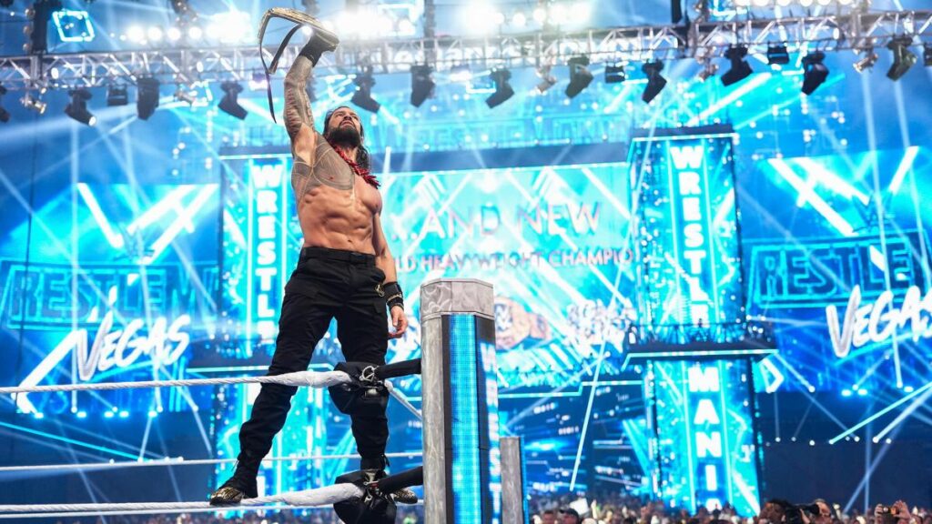 نتائج ريسلمانيا ٤٢ - اليوم الثاني: رومان رينز يهزم سي إم بانك ويحرز لقب العالم للوزن الثقيل