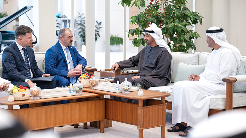 رئيس الدولة يتلقى رسالة خطية من رئيس بيلاروسيا