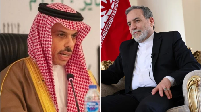 صحيفة المرصد – تفاصيل أول مكالمة هاتفية بين وزير الخارجية الأمير فيصل بن فرحان ونظيره الإيراني بعد التوترات التي شهدتها المنطقة صحيفة المرصد - تفاصيل أول مكالمة هاتفية بين وزير الخارجية الأمير فيصل بن فرحان ونظيره الإيراني بعد التوترات التي شهدتها المنطقة