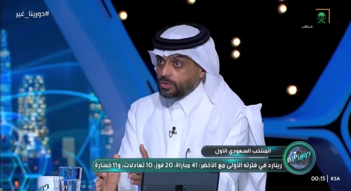 المرصد الرياضية – بالفيديو.. العطوي: جتني 3 عروض من روشن.. ورئيس نادي قال لي: إذا وصلت معك لهذا الرقم ماديًا بروح أجيب مدرب أجنبي المرصد الرياضية - بالفيديو.. العطوي: جتني 3 عروض من روشن.. ورئيس نادي قال لي: إذا وصلت معك لهذا الرقم ماديًا بروح أجيب مدرب أجنبي