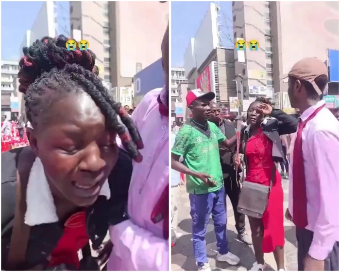 صحيفة المرصد – تلقت تهديدًا بالانفصال… بالفيديو: حلم فتاة كينية بوردة من خطيبها يتحول إلى بكاء في شوارع نيروبي صحيفة المرصد - تلقت تهديدًا بالانفصال… بالفيديو: حلم فتاة كينية بوردة من خطيبها يتحول إلى بكاء في شوارع نيروبي