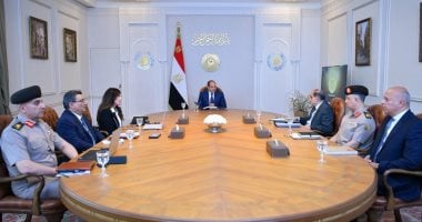 وزيرة الإسكان تستعرض أمام الرئيس السيسى تطورات السكن البديل ارتباطا بقانون الإيجار القديم