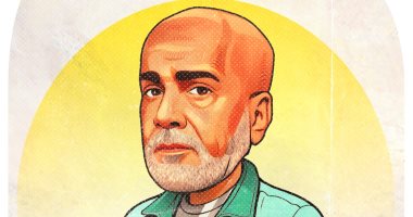 الذكرى الأولى لرحيل الفنان سليمان عيد فى كاريكاتير اليوم السابع