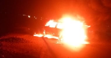 أسماء ضحايا ومصابي حادث طريق «الإسماعيلية – السويس» بعد اشتعال سيارة.. صور