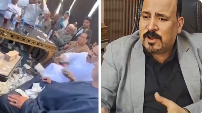 صحيفة المرصد - موال من اللي بيحصل في كل بيت في مصر ... بالفيديو: أول تعليق من «صاحب شنطة النقوط» على واقعة المليون جنيه في حفل الزفاف