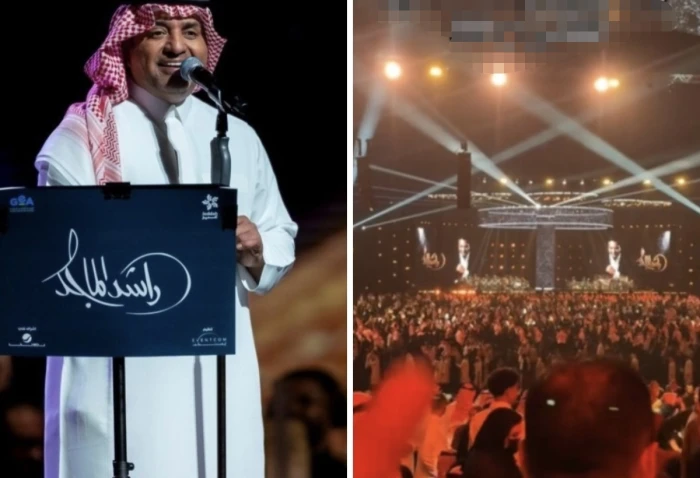 صحيفة المرصد - الناس مصدومة مو معقول .. بالفيديو: مواطن يوثق إنهاء راشد الماجد حفله في جدة ومغادرته بشكل مفاجئ