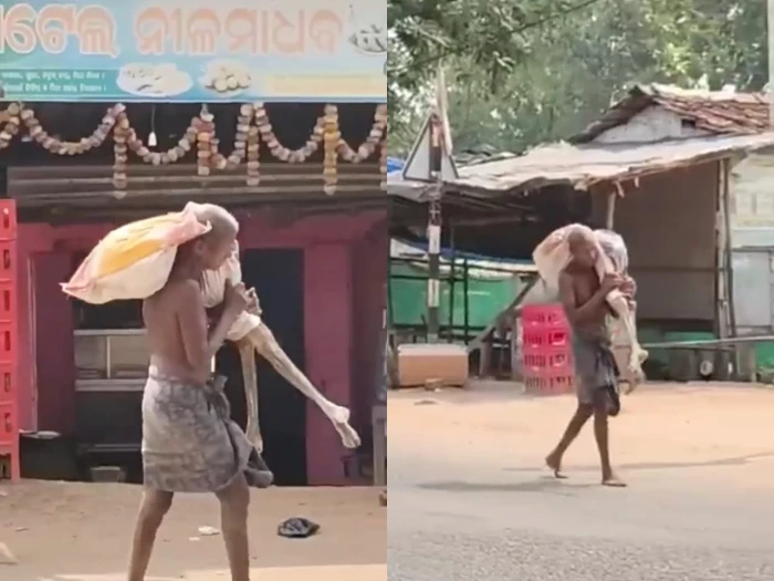 صحيفة المرصد - واقعة صادمة في الهند.. بالفيديو: رجل يحضر الهيكل العظمي لشقيقته المتوفاة إلى البنك لسحب أموالها!