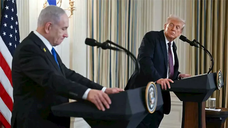 تفاصيل اتصال متوتر بين ترامب ونتنياهو خلف الأبواب المغلقة تفاصيل اتصال متوتر بين ترامب ونتنياهو خلف الأبواب المغلقة